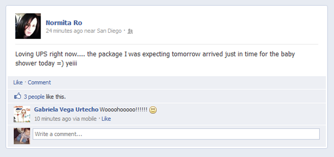 ups ups excitement